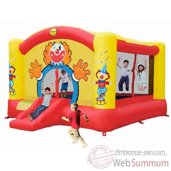 Super jeu clown gonflable avec toboggan Happy Hop -9014N
