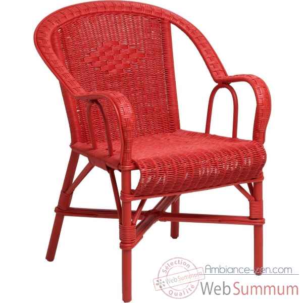 Fauteuil Grand Pere : rouge flashy KOK 978SR