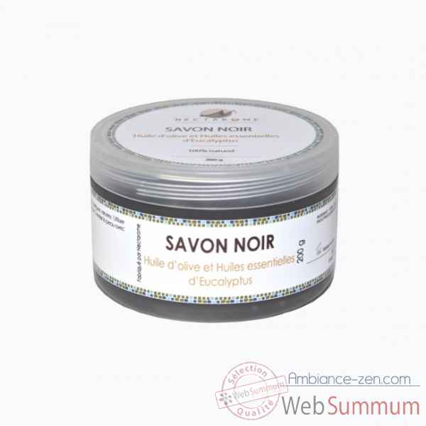 Savon noir a l'eucalyptus - 200g Nectarome France -10800W