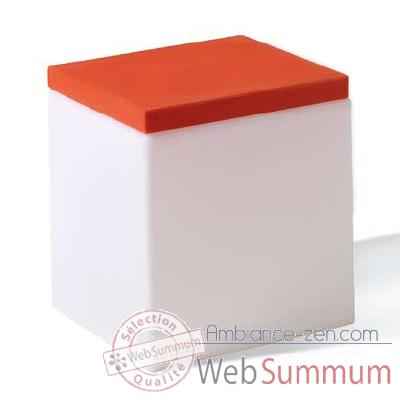 Video Cube design Soft Cube Orange Slide - SD SOF045