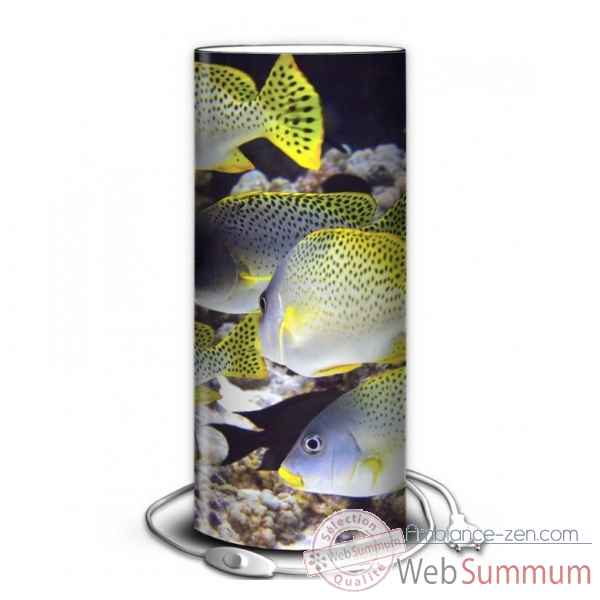 Lampe faune marine poissons jaunes et bleus -FM1204