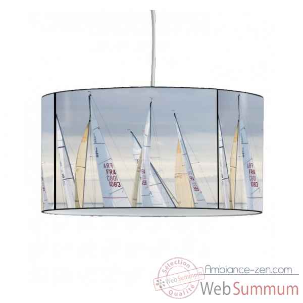 Lampe suspension collection plisson bateaux voiles -PL1625SUS