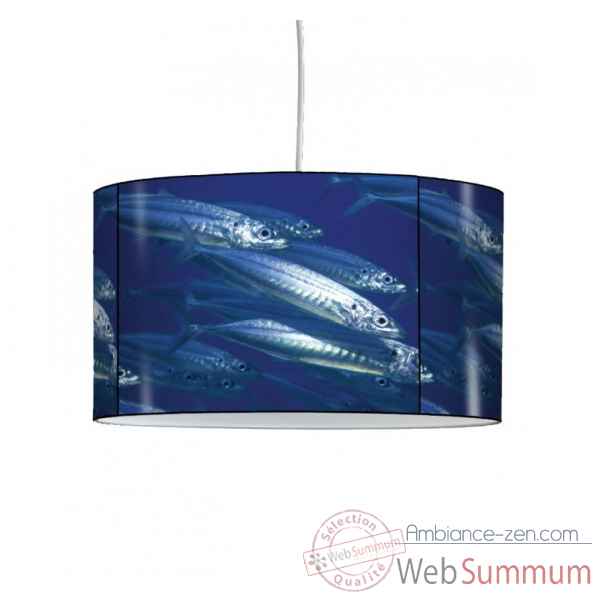 Lampe suspension faune marine maquereaux -FM1219SUS