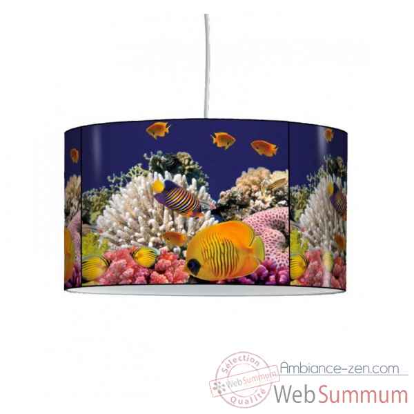 Lampe suspension faune marine recif de corail -FM1221SUS