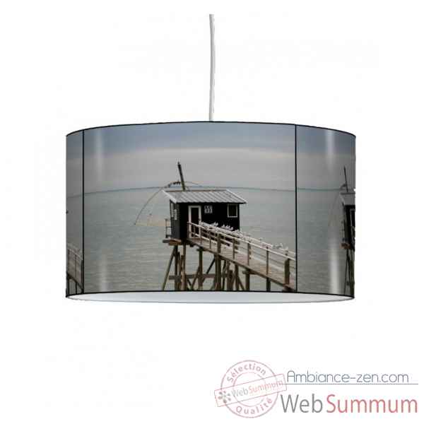 Lampe suspension marine maison sur pilotis -MA1214SUS