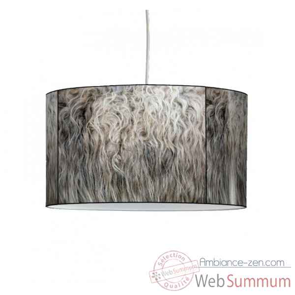 Lampe suspension montagne laine de mouton -MO1537SUS