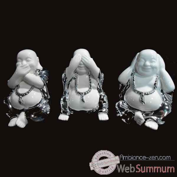 Trois statuettes bouddhas Produits Zen -SCBCSR3