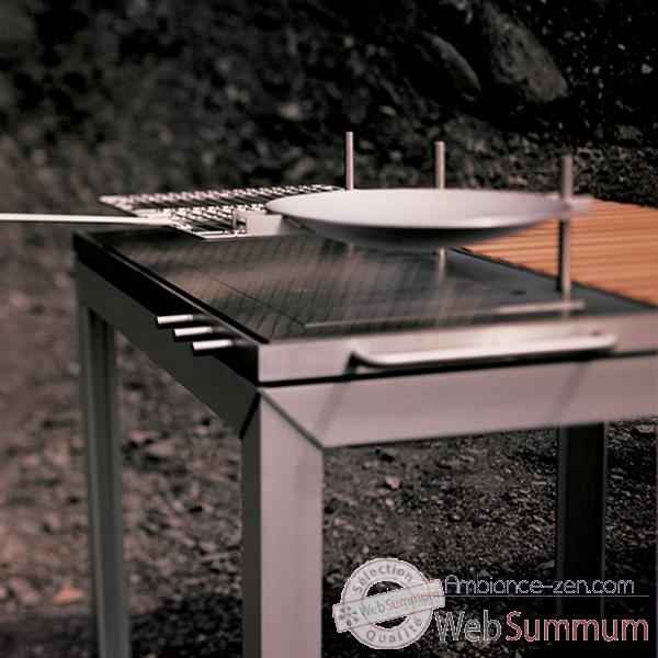 Table barbecue ExTempore Extremis Carree -ETBQ