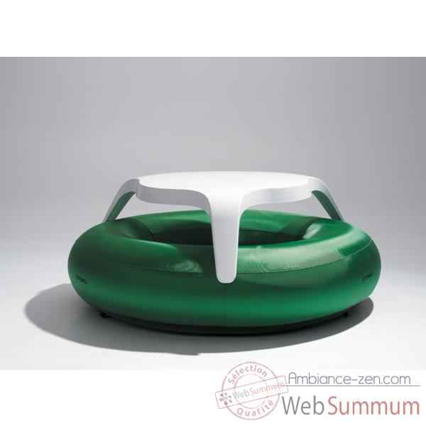 Table DoNuts Extremis avec assise verte -DTWBG