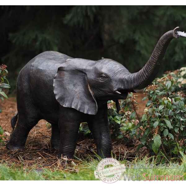 Petit elephant h. 66 cm Thermobrass -B753